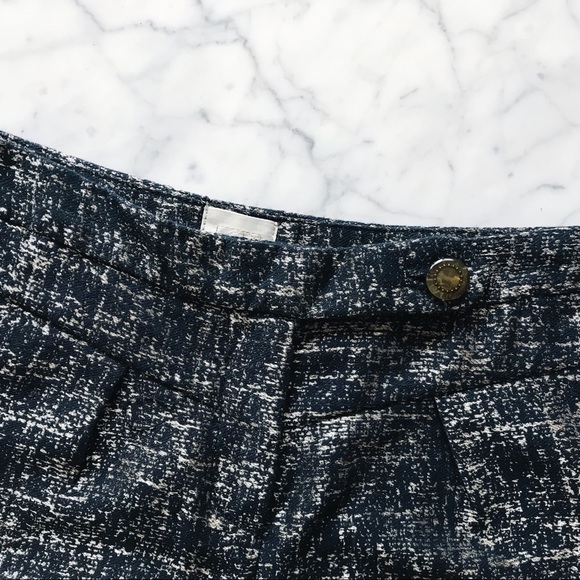 Anthropologie Coquille Metallic Trouser Shorts - Picture 2 of 5